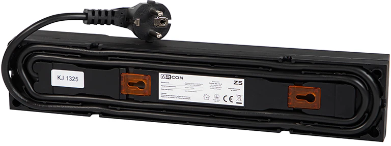 ARMAC Surge Protector Z5 1,5m 5x prancūziški lizdai 10A kabelių laikiklis juodas