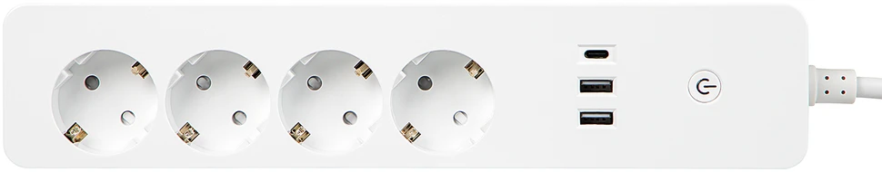 Blow Išmanusis maitinimo laidininkas BALTA 3m 2xUSB+USB-C WiFi TUYA