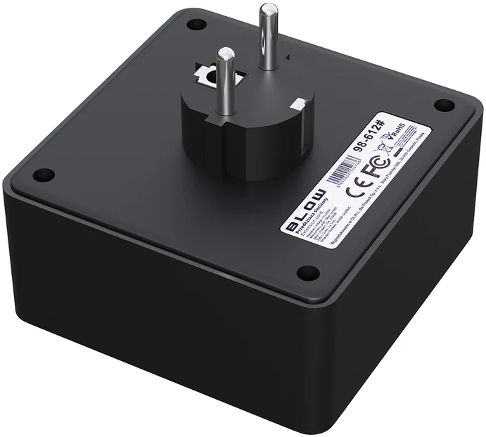 Blow Skirstytuvas R-20 PR 2 LIZDAI + 2 USB + USB-C, baltas
