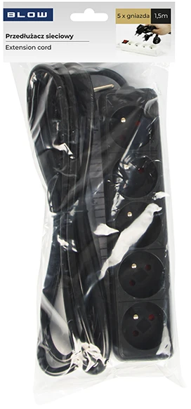 Blow DAUGIALIZDIS LAIDO ILGIKLIS PR-1.5M-5G/B (5 LIZDAI) 1.3 m