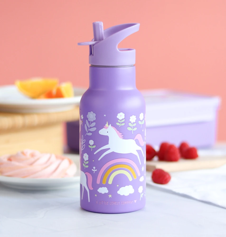 A Little Lovely Allc Nerūdijančio plieno gertuvė Vienaragio svajonė, 350ml