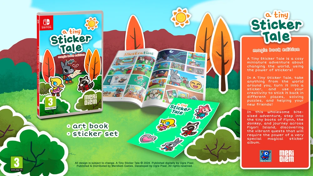 „Tiny Sticker Tale“ (stebuklingos knygos leidimas) – „Nintendo Switch“