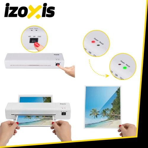 Virtuvinės svarstyklės Laminatorius Izoxis 4-in-1, 500 W, A4 formatas