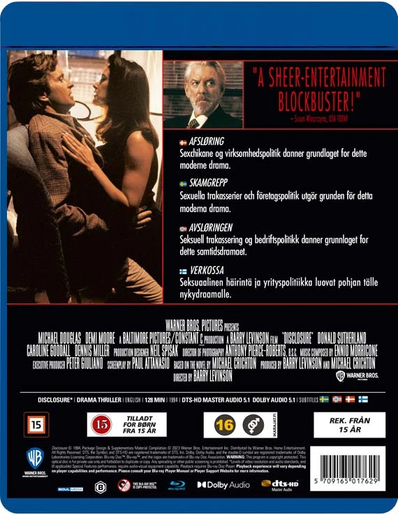 Ab Svensk Film ATSKLEIDIMAS (Demi Moore ir Michaelas Douglasas)