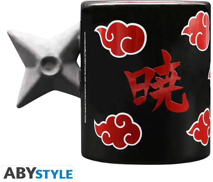 Abysse NARUTO SHIPPUDEN - 3D rankenos puodelis - Akatsuki Shuriken