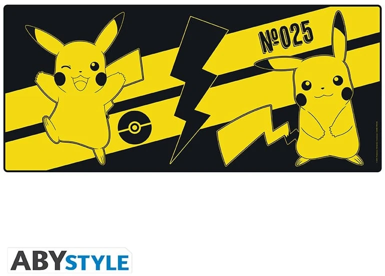 Abysse ABYstyle POKEMON XXL pėlės kilimėlis - Pikachu | 90 x 40 cm