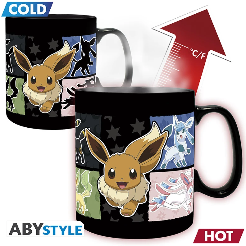 Abysse Gb Eye Pokemon Eevee puodelis | Reaguojantis į karštį 460ml