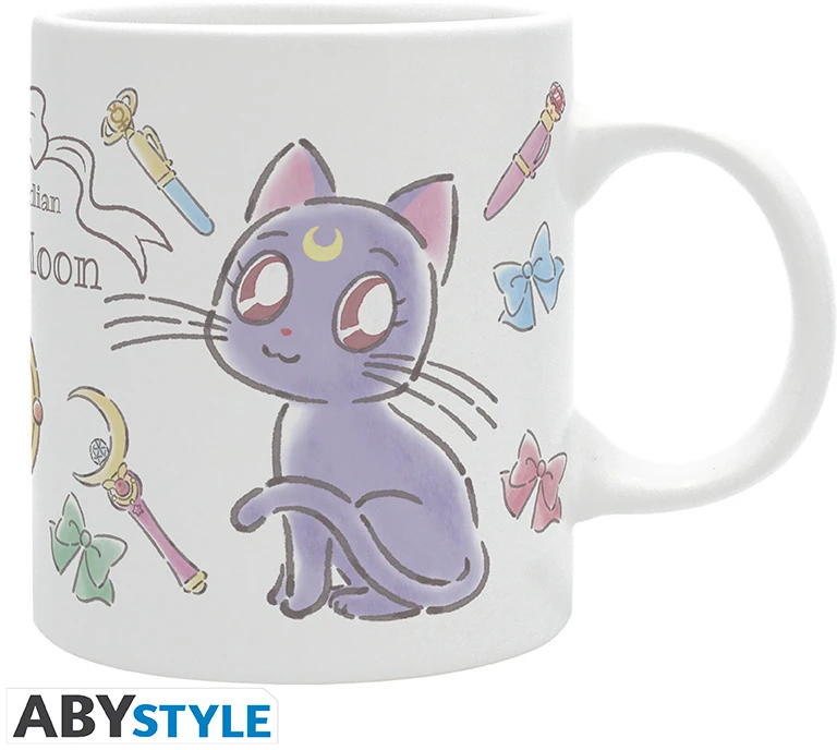 Abysse Sailor Moon - Luna Artemis Chibi puodelis (320ml)