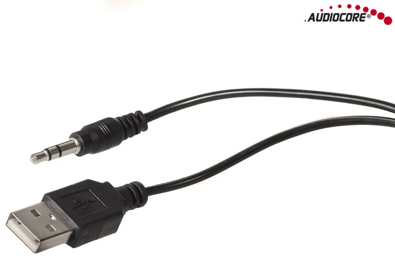 Kompiuterio kolonėlės Garsiakalbiai - Audiocore AC870 B 2 Krypčių 3 W, Juoda/Pilka