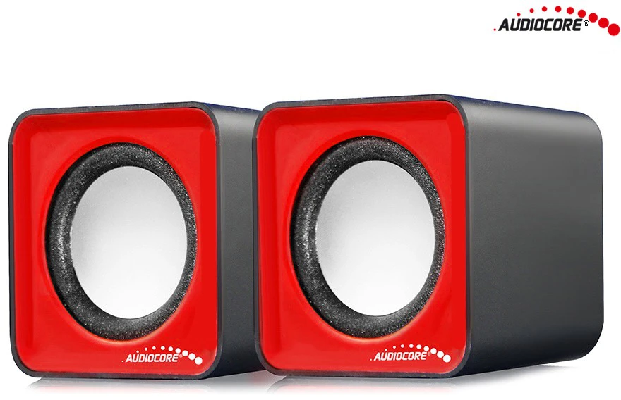 Kompiuterio kolonėlės Kompiuteriniai garsiakalbiai Audiocore AC870R, raudona