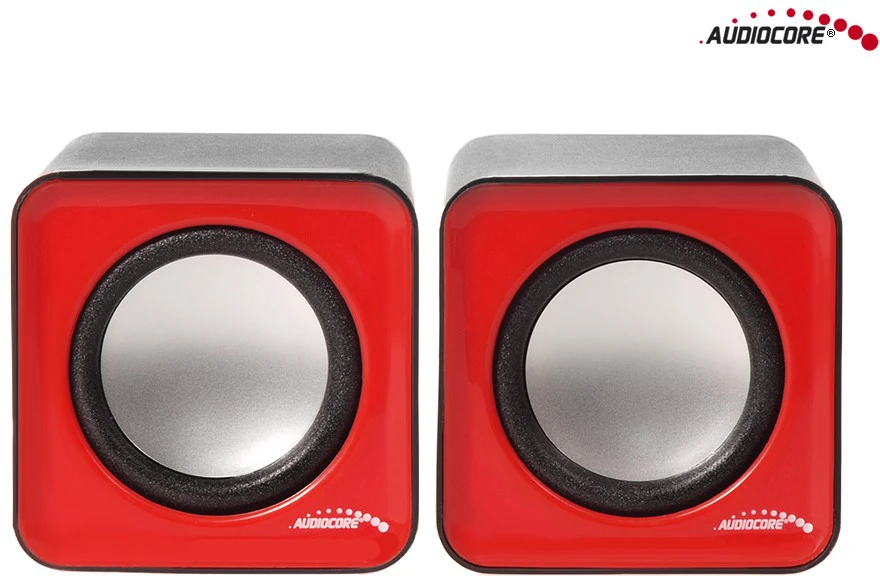 Kompiuterio kolonėlės Kompiuteriniai garsiakalbiai Audiocore AC870R, raudona