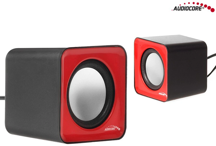 Kompiuterio kolonėlės Kompiuteriniai garsiakalbiai Audiocore AC870R, raudona