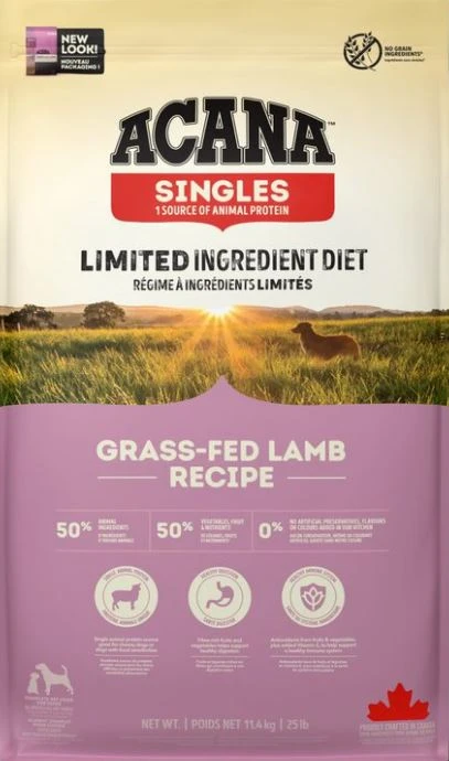 Acana Grass-Fed Lamb Dog sausas maistas šunims su ėriena 11,4 kg