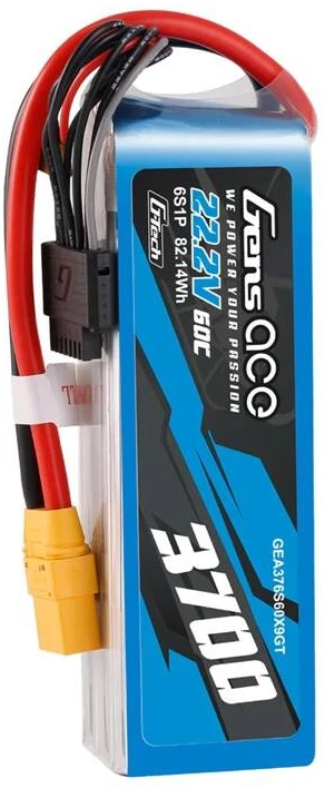 Akumuliatorius Lipo Gens Ace G-Tech 3700mAh 22.2V 60C 6S1P XT90