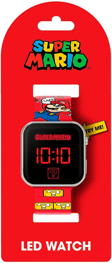 „Accutime“ – laikrodis su LED apšvietimu „Super Mario“ (910337)