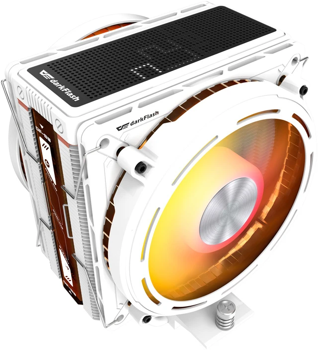 Aktyvus procesoriaus „Darkflash E400 PLUS“ (baltas) aušinimas