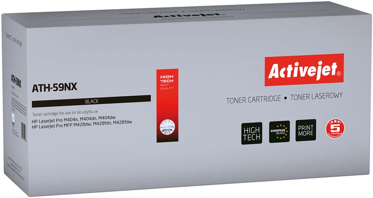 ActiveJet TONERIS HP lazeriniam spausdintuvui (59X CF259X) juodas su