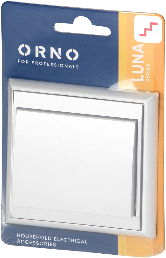 Łącznik Luna laiptinės jungiklis, 10A, 250V, WP-5L, baltas