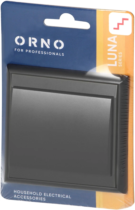 Łącznik Juodas laiptinis jungiklis Luna, 10A, 250V, WP-5L