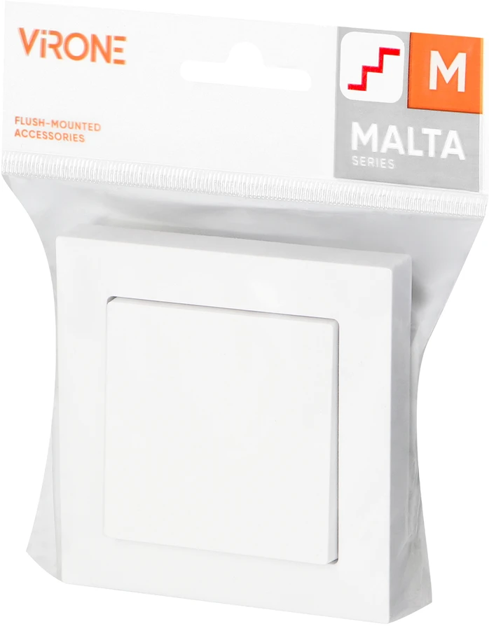 Łącznik „Malta“ laiptinės jungiklis, 10A, 250V, WP-5M, baltas