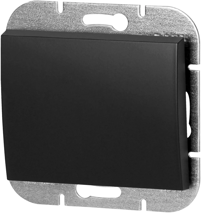 Łącznik Kryžinis jungiklis Onyx, 10A, 250V, juodas