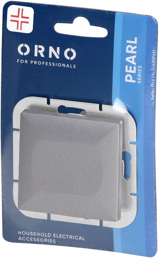 Łącznik Perlų serijos kryžminis jungiklis, 10A, 250V, WP-8P, antracitas