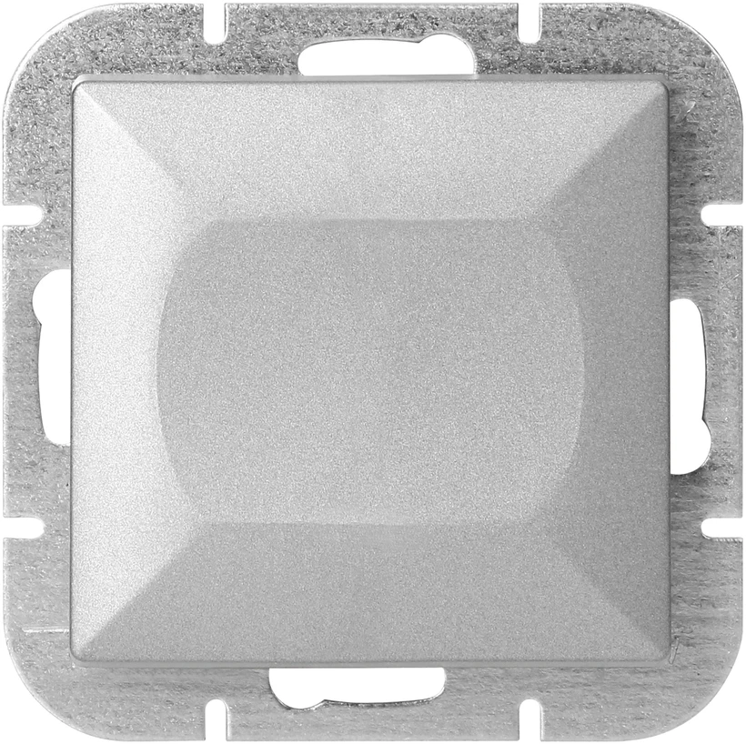 Łącznik Kryžminis jungiklis Pearl, 10A, 250V, sidabrinis