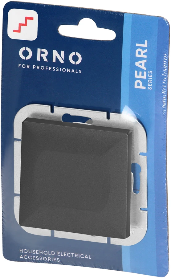 Łącznik Pearl laiptų jungiklis, 10A, 250V, WP-5P, juodas