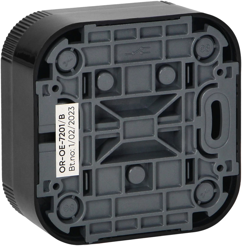 Sienis jungiklis Surface-mounted chandelier switch black IP20 ToDo Orno