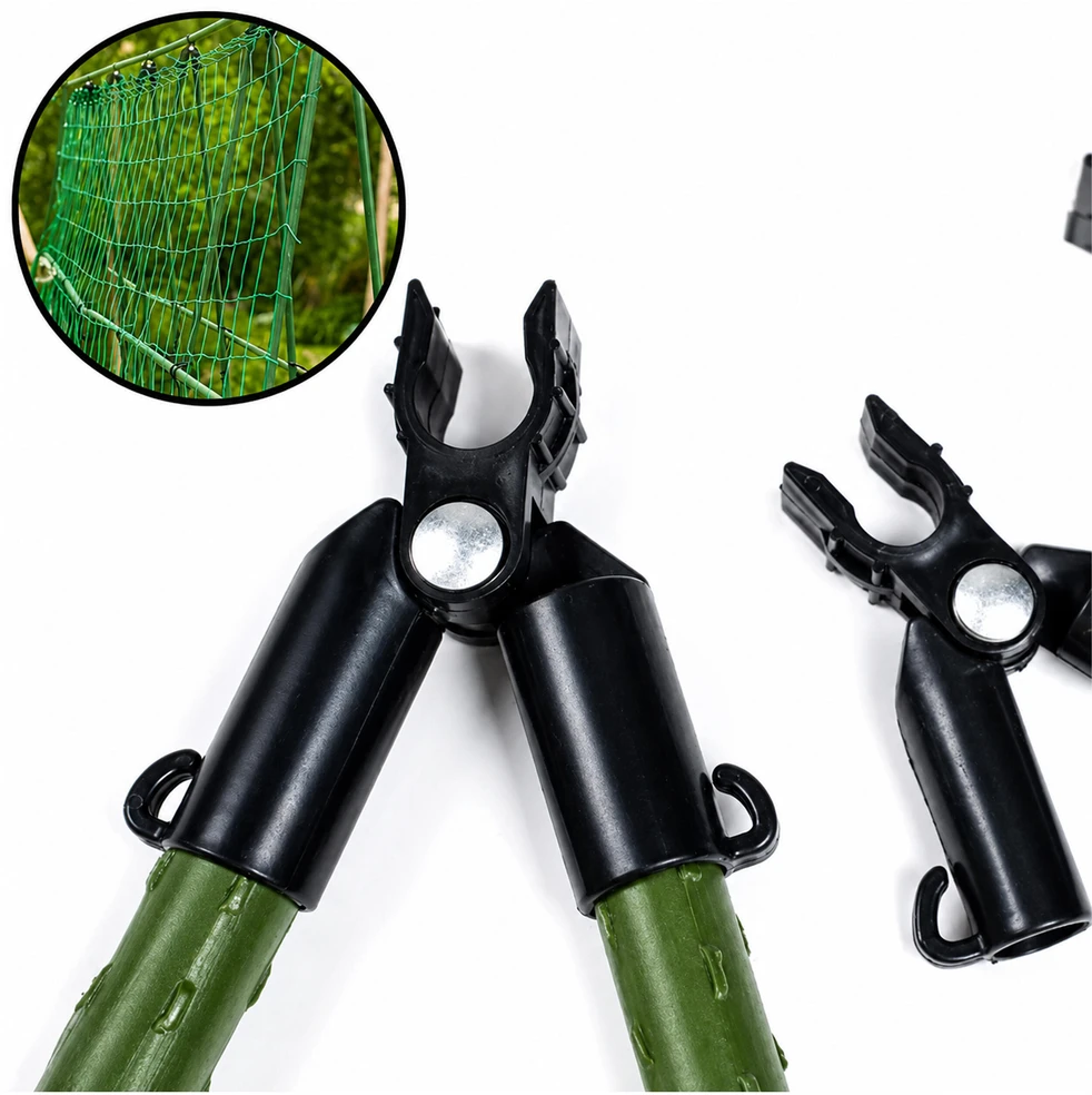 Łącznik Viršutinio spaustuko vyrio T formos jungtis sodo stulpams 11 mm, 4 vnt.