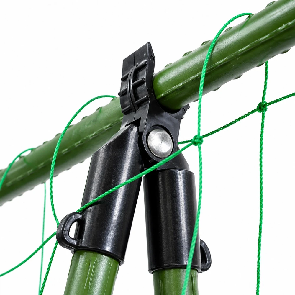 Łącznik Viršutinio spaustuko vyrio T formos jungtis sodo stulpams 11 mm, 4 vnt.