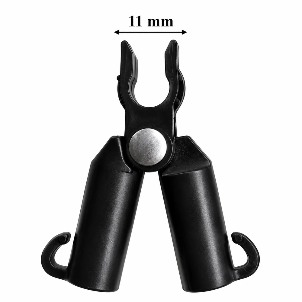 Łącznik Viršutinio spaustuko vyrio T formos jungtis sodo stulpams 11 mm, 4 vnt.