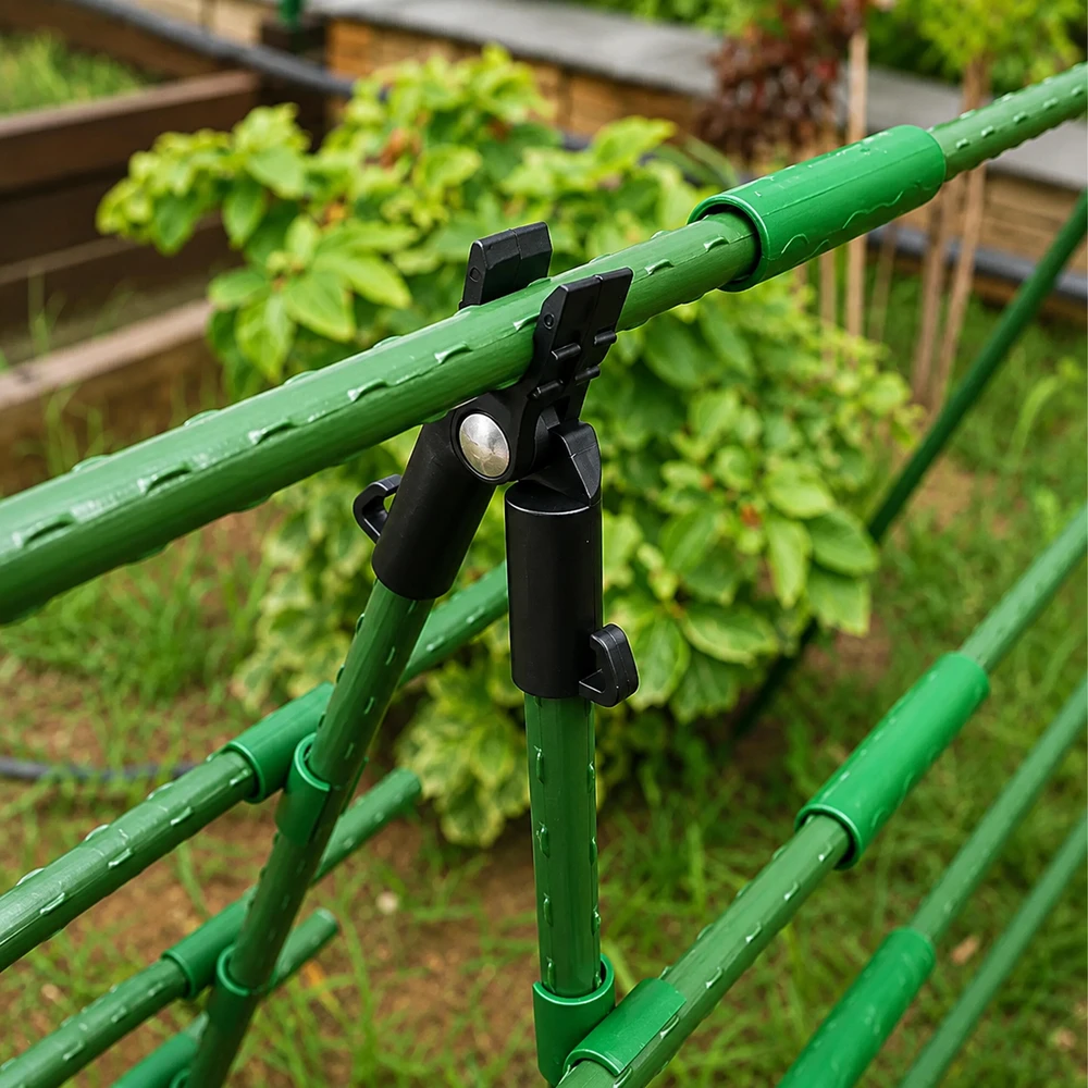 Łącznik Viršutinio spaustuko vyrio T formos jungtis sodo stulpams 11 mm, 4 vnt.