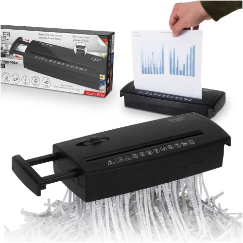 Adler Paper Shredder | AD 1040 | Juodas