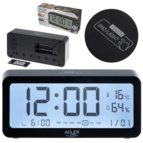 Adler | Žadintuvas | AD 1195b | Signalizacijos funkcija | Juodas