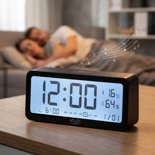 Adler | Žadintuvas | AD 1195b | Signalizacijos funkcija | Juodas