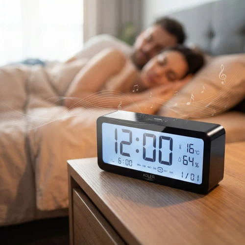 Adler | Žadintuvas | AD 1195b | Signalizacijos funkcija | Juodas