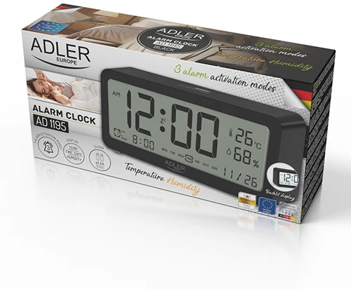 Adler | Žadintuvas | AD 1195b | Signalizacijos funkcija | Juodas