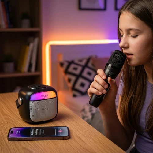 Karaoke garsiakalbis su mikrofonu ADLER AD-1199B