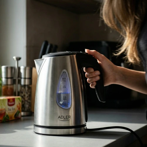 Adler | Virdulys | AD 1203 | Standard | 1630 W | 1 L | Nerūdijantis plienas | 360° rotational base