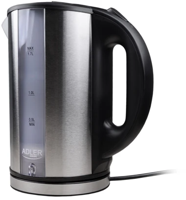 Adler | Virdulys | AD 1216 | Standard | 2000 W | 1.7 L | Nerūdijantis plienas | 360° rotational base