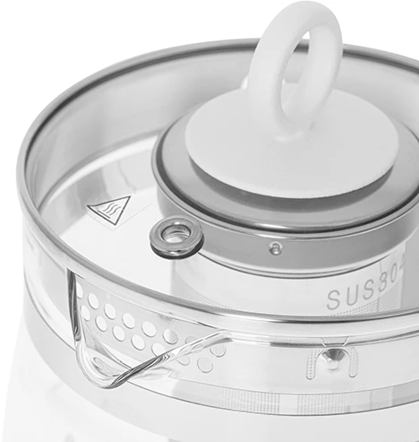 Adler | Virdulys | AD 1299 | Electric | 2200 W | 1.5 L | Glass/Nerūdijantis plienas | 360° rotational base | Baltas