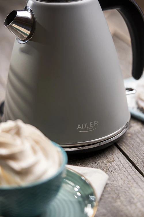 Adler | Virdulys | AD 1343g | Electric | 2200 W | 1.5 L | Nerūdijantis plienas | 360° rotational base | Pilkas