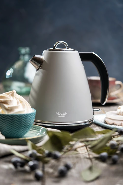 Adler | Virdulys | AD 1343g | Electric | 2200 W | 1.5 L | Nerūdijantis plienas | 360° rotational base | Pilkas