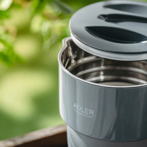 Adler Silicon Travel Virdulys | AD 1377 | Travel Virdulys | 600 W | 0.6 L | Silicon | Pilkas