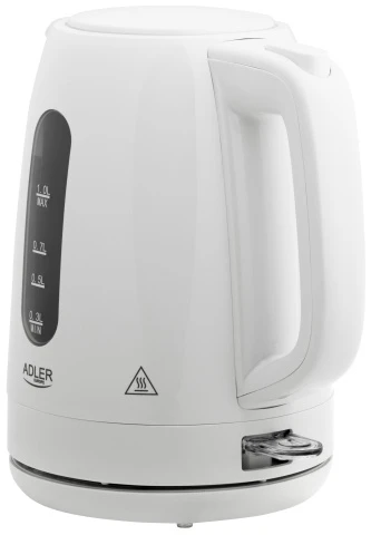 Adler Virdulys | AD 1380 W | Elektrinis | 2200 W | 1 l | Polipropilenas | 360° besisukantis pagrindas | Baltas