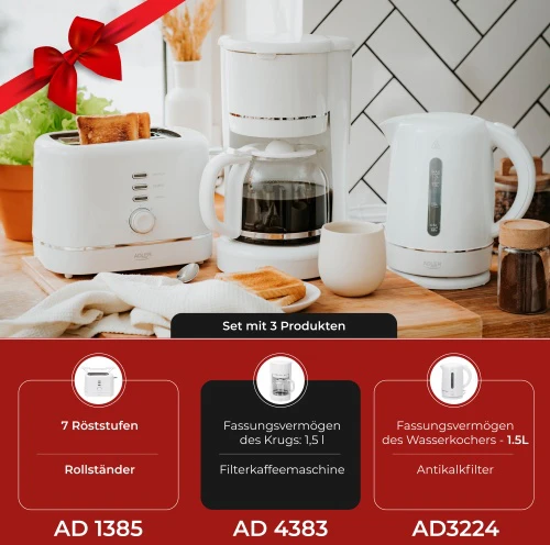 Elektrinis virdulys 1.7L ADLER AD-1385W