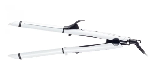 Adler | Hair straightener 2 in 1 | AD 2104 | Garantija 24 mėn. | Ceramic heating system | 50 W | Baltas