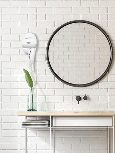 Adler | Plaukų džiovintuvas for hotel and swimming pool | AD 2252 | 1600 W | Number of temperature settings 2 | Baltas