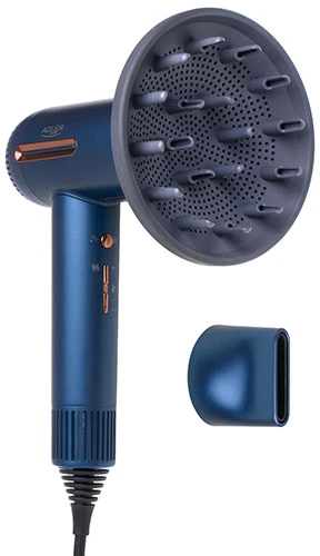Adler Plaukų džiovintuvas | AD 2271 SUPERSPEED | 1500 W | Number of temperature settings 6 | Ionic function | Diffuser nozzle | Mėlyna